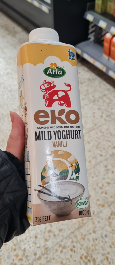 Eko mild yoghurt från Arla